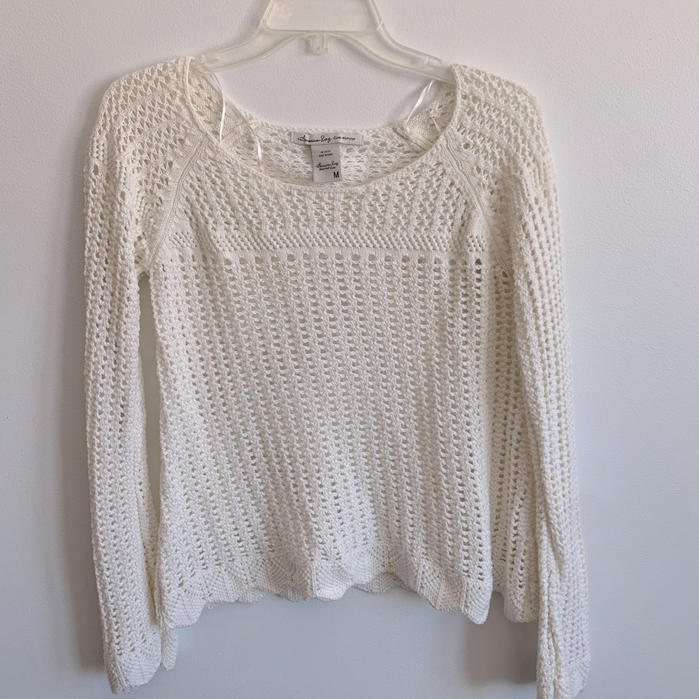 White knitted sweater from American rag!